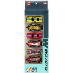 Automašīnas - komplekts 6 gab. Fun Mini Racing Car Die Cast 6pcs 524208