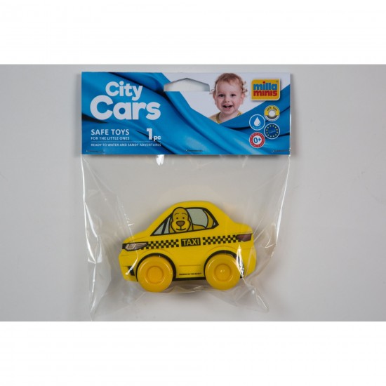 Rotaļlieta auto Millaminis City Cars - Taxi Yellow 20001
