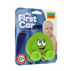 Rotaļlieta auto Millaminis My First Cars - Triangle Smiley Green 20007