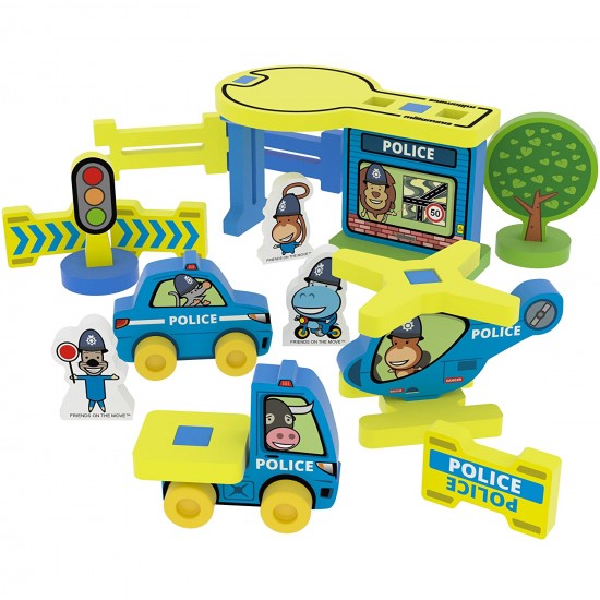Spēļu komplekts Millaminis My First Police Station - Big Box 20071