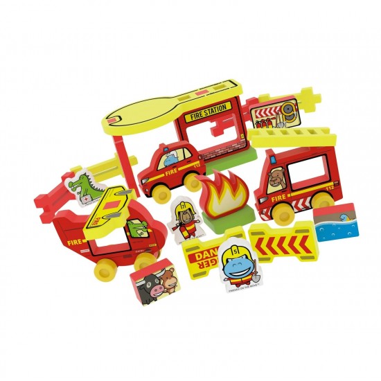 Spēļu komplekts Millaminis My First Fire Station - Big Box 20074