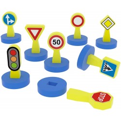 Rotaļlieta ceļa zīmes Millaminis My First Traffic Signs (8+8 Pcs) 20079