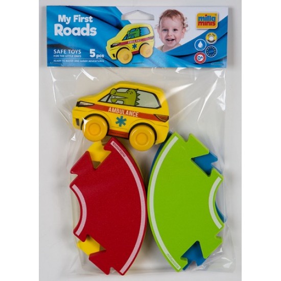 Spēļu komplekts Millaminis My First Roads (5 Pcs) 20080