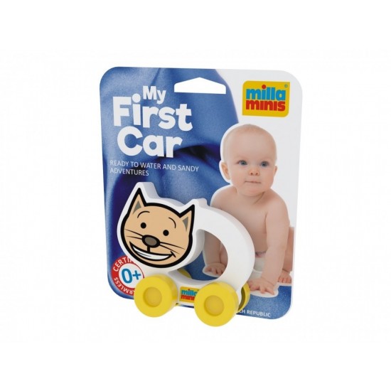 Rotaļlieta auto Millaminis My First Cars - Cat On The Card 21507