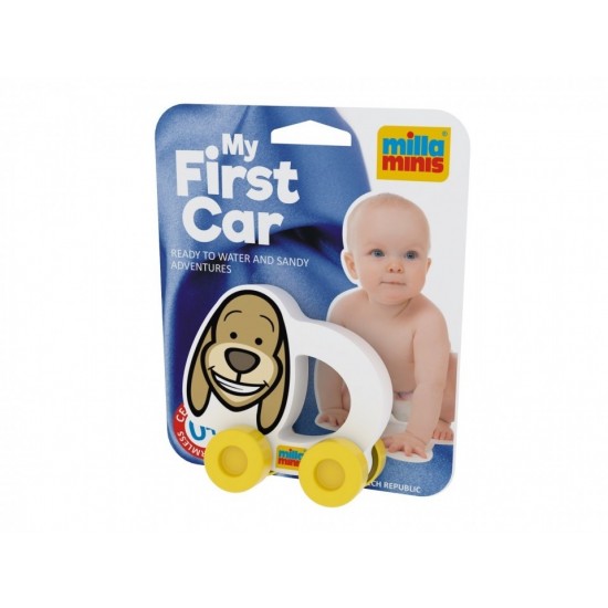 Rotaļlieta auto Millaminis My First Cars - Dog On The Card 21509