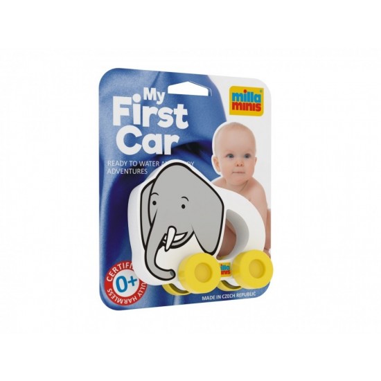 Rotaļlieta auto Millaminis My First Cars - Elephant On The Card 21528