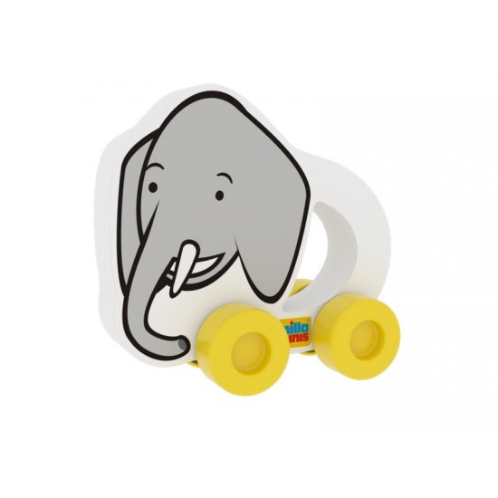Rotaļlieta auto Millaminis My First Cars - Elephant On The Card 21528