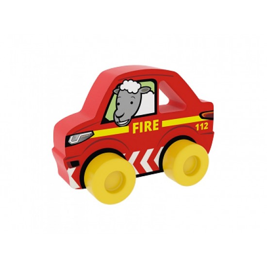 Rotaļlieta auto Millaminis City Cars - Fire Red 20003