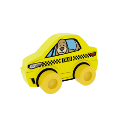 Educational toy Millaminis City Cars - Taxi Yellow 20001