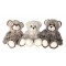 Mīksta rotaļlieta lācis Molli Toys Bears Mollisar 3 ass. 8024