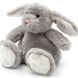 Mīksta rotaļlieta zaķis Molli Toys Rabbit Isa grey 8943