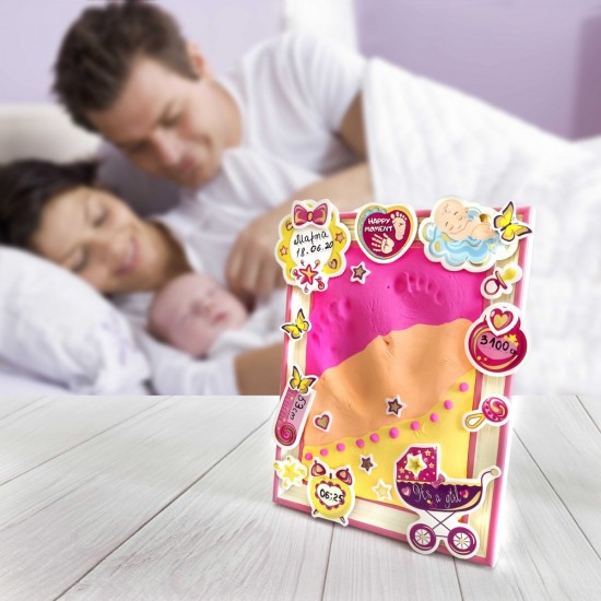 Nospieduma komplekts rozā TM Moon Light Clay Happy Moment 70032