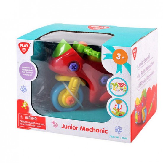Bērnu konstruktors motocikls PlayGo Junior Mechanic Motor Bike 2009