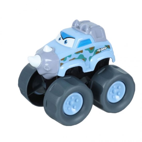 Automašīna - transports PlayGo Car Animals (Tiger, Hippo, Zebra, Bull) assorted 20265