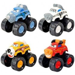 Automašīna - transports PlayGo Car Animals (Tiger, Hippo, Zebra, Bull) assorted 20265
