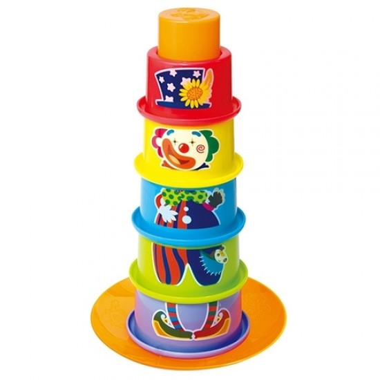 Piramīdas tornis PlayGo Learning Cups 2395