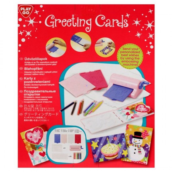 Radošais komplekts - apsveikuma kartiņas PlayGo Greetings Card 7785