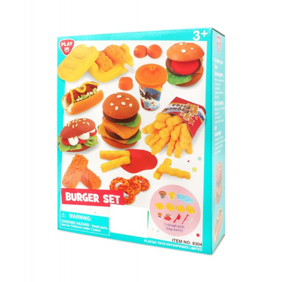 Veidošanas komplekts PlayGo Burger Dough Set 8304