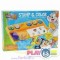 Zīmogu komplekts PlayGo Stamp&Colour 84402