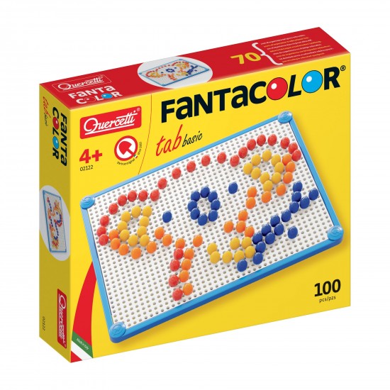 Quercetti Fantacolor Tab Basic 100 Pegs 2122
