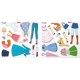 Spēle ar magnētiem Quercetti Magnetic Fashion Game Maggie 2927