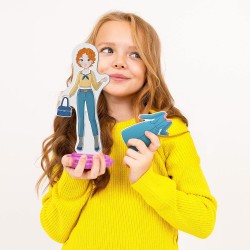 Spēle ar magnētiem Quercetti Magnetic Fashion Game Maggie 2927