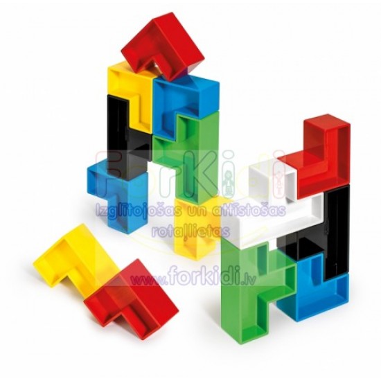 Constructor "Tetris" Quercetti Poli Cubi 4015
