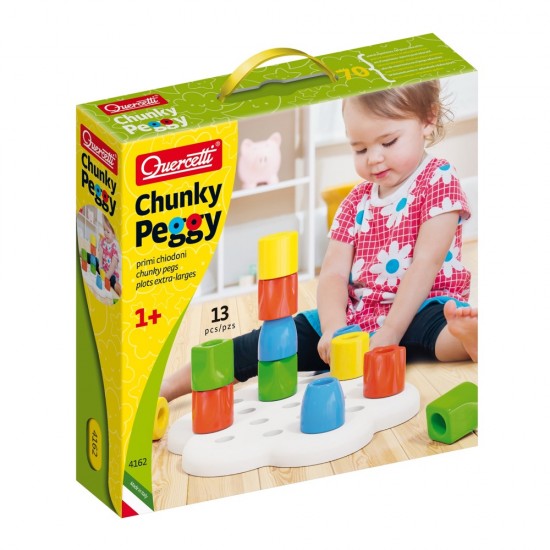Mozaīka - konstruktors Quercetti Geokid Chunky Peggy 4162