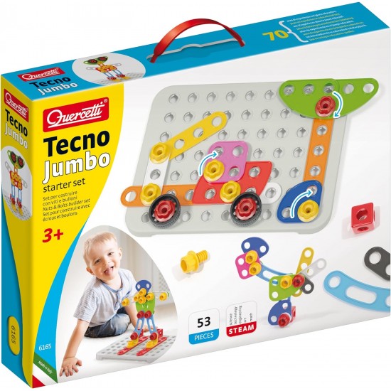 Konstruktors - mozaīka Quercetti Play Tecno Jumbo 6165