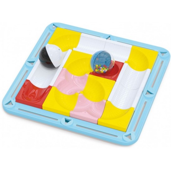Konstruktors - balansējošas bumbas trase Quercetti Laby balance board 6500