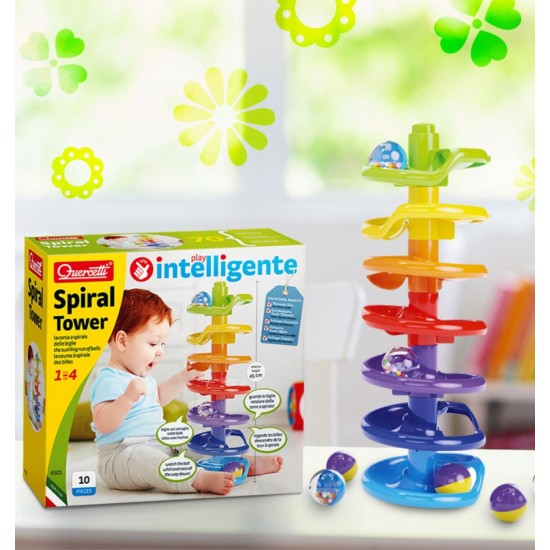 Spēle - konstruktors Quercetti Spiral Tower 6501