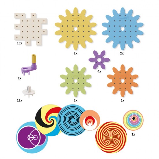 Konstruktors Quercetti PlayEco+ Kaleido Gears 82341