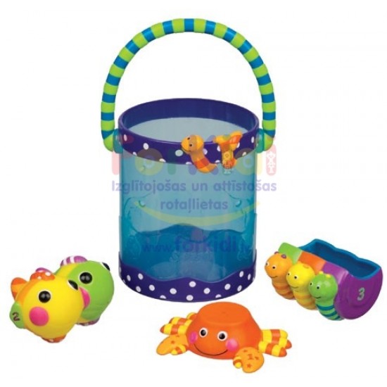 Vannas komplekts Sassy Counting Bath Bucket 196