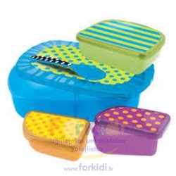 Trauku komplekts Sassy On-the-Go Feeding Set 30126