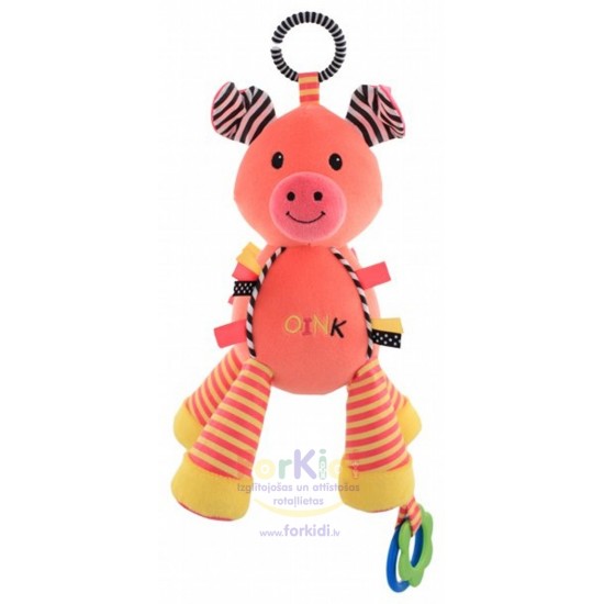 Attīstoša piekarama rotaļlieta Sassy Activity Pig 80236