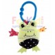 Attīstoša piekarama rotaļlieta ar vibrāciju Sassy Jitter n Go Friend Frog 80328