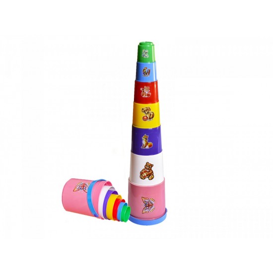 Piramīdas tornis Teh Toy Piramīda 45*11*10,5cm 2049