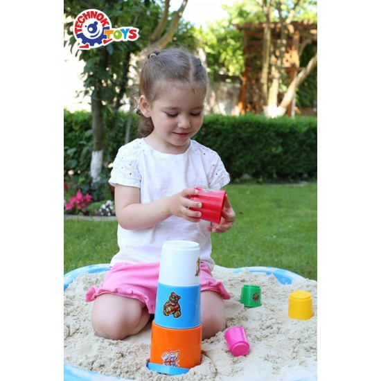 Piramīdas tornis Teh Toy Piramīda 45*11*10,5cm 2049