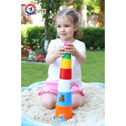 Piramīdas tornis Teh Toy Piramīda 45*11*10,5cm 2049