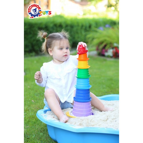 Piramīda tornis Teh Toy Pyramid Sombrero 46*17*15cm 2704