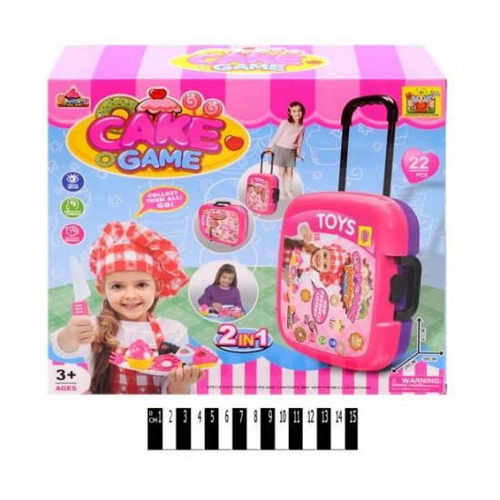 Spēļu virtuves komplekts koferī Cake Game 36778-886