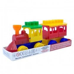 Rotaļlieta vilciens Maximus Meccano Locomotive Kid 18 pcs. 5147