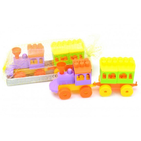 Rotaļlieta vilciens Maximus Meccano Locomotive Kid 18 pcs. 5147