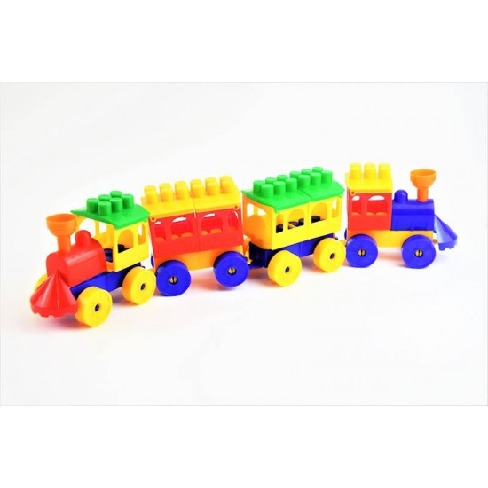 Rotaļlieta vilciens Maximus Meccano Locomotive Kid 36 pcs. 5149
