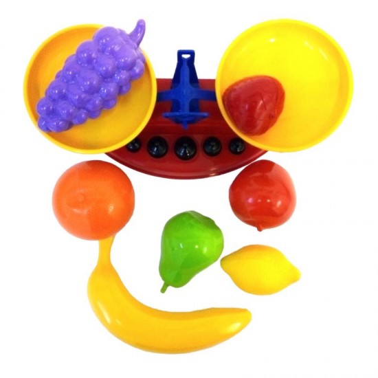 Spēļu komplekts svari ar augļiem Teh Toy Scaler and Fruit Set 24,5*16*13,5cm 6023