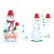 Ziemas komplekts sniegavīrs Teh Set of a Snowman 6498