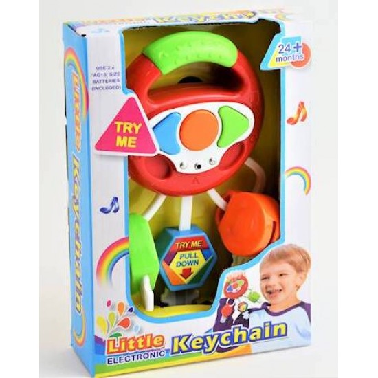 Attīstoša rotaļlieta piekariņš ar atslēgām Baby Keychain 65115