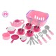 Spēļu virtuves komplekts trauki Teh Toy Dinnerware set 7181