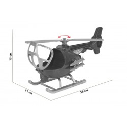 Helikopters zils Teh Toy Helicopter blue 9024