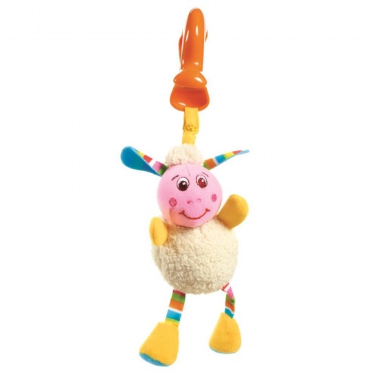 Attīstoša piekarama rotaļlieta ar vibrāciju Tiny Love Tiny Smarts Lily Lamb